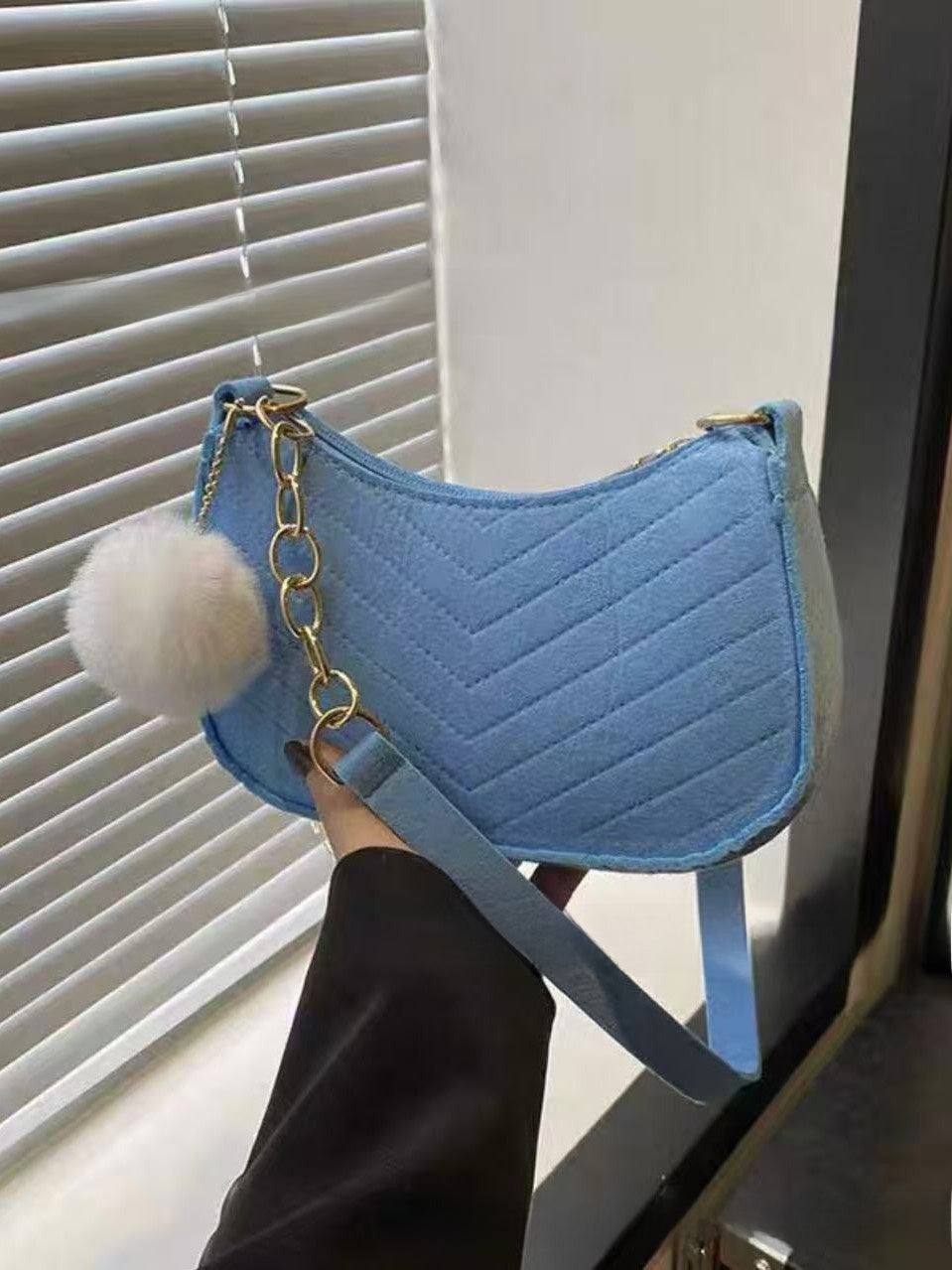 Bolso Bandolera de Fieltro para Mujer