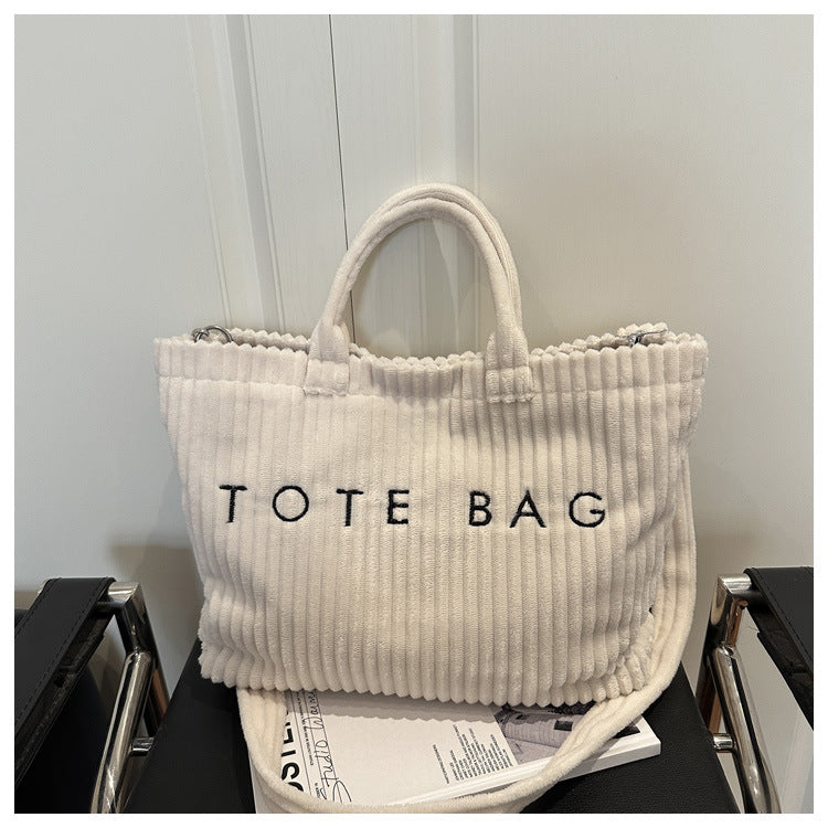 Bolso bandolera de pana – estilo retro y textura aterciopelada