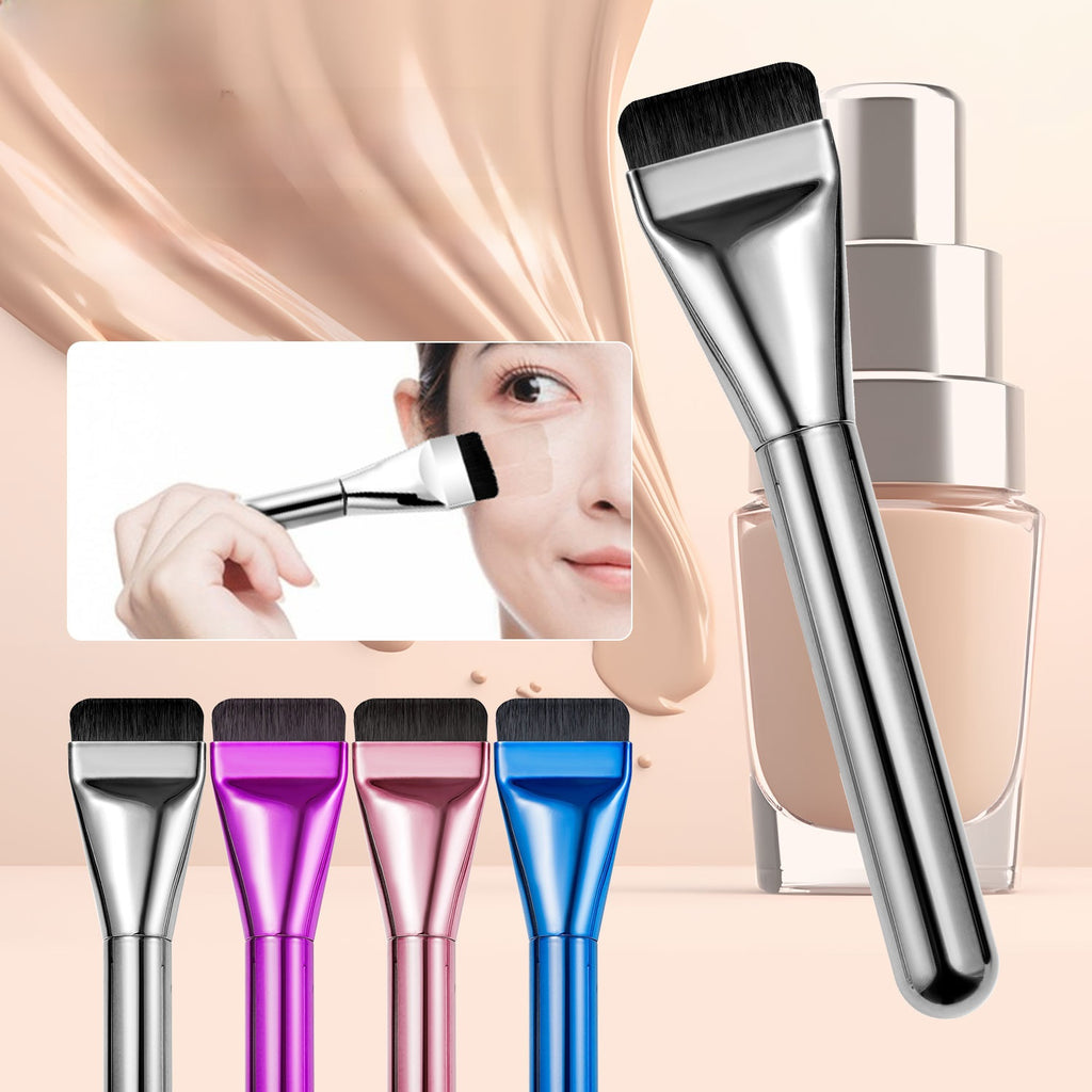 Brocha profesional para base de maquillaje – acabado perfecto y uniforme