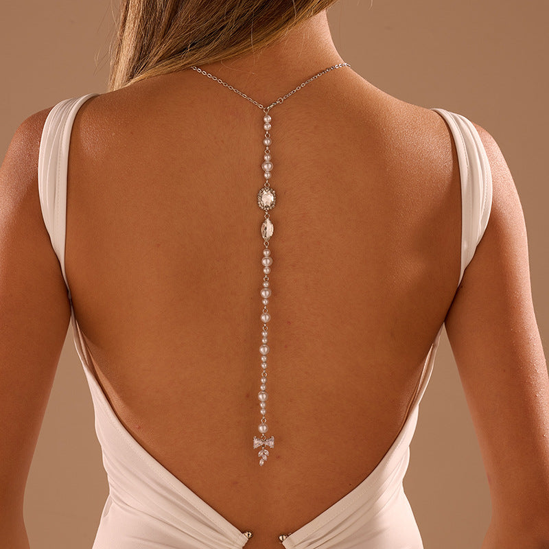 Cadena corporal geométrica con cristales – joya de cuerpo brillante y sensual para ocasiones especiales