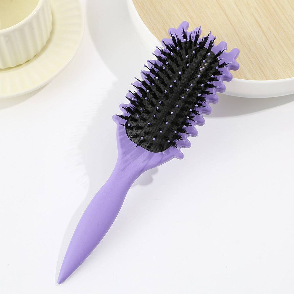 Cepillo rizador con almohadilla de aire – rizos definidos sin dañar el cabello