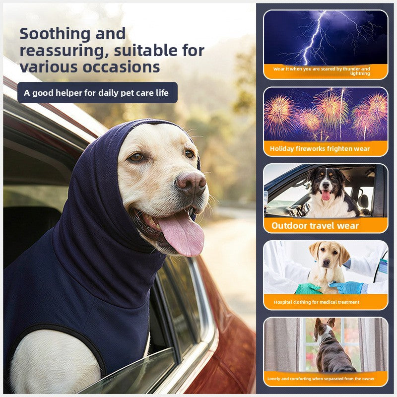 Chaleco con Capucha Antiansiedad para Perros