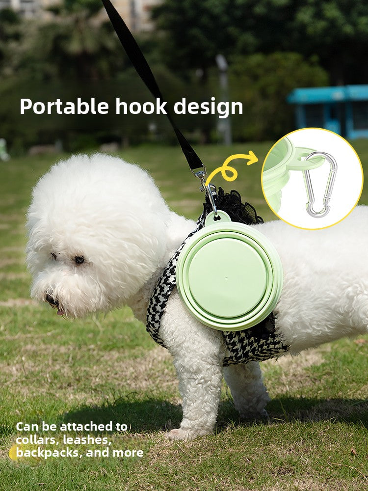 Cuenco Plegable de Silicona para Mascotas