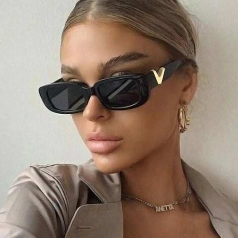 Gafas de sol cuadradas retro – estilo vintage y protección UV para el verano