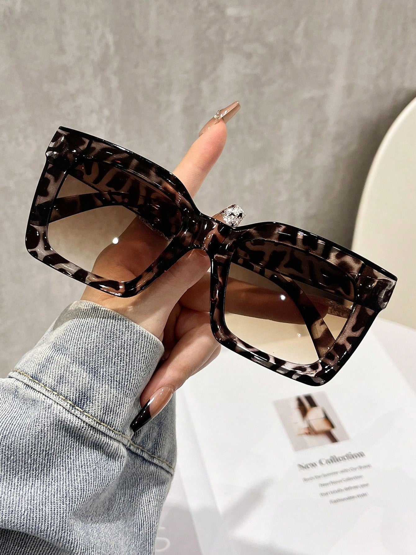 Gafas de Sol Degradadas Oversize