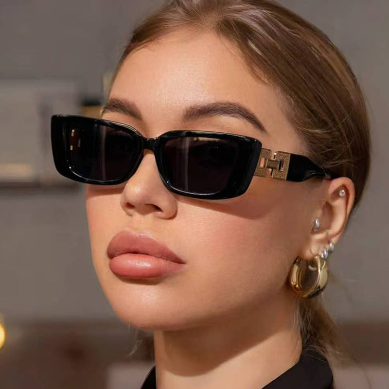Gafas de sol rectangulares con protección UV – estilo moderno y visión protegida