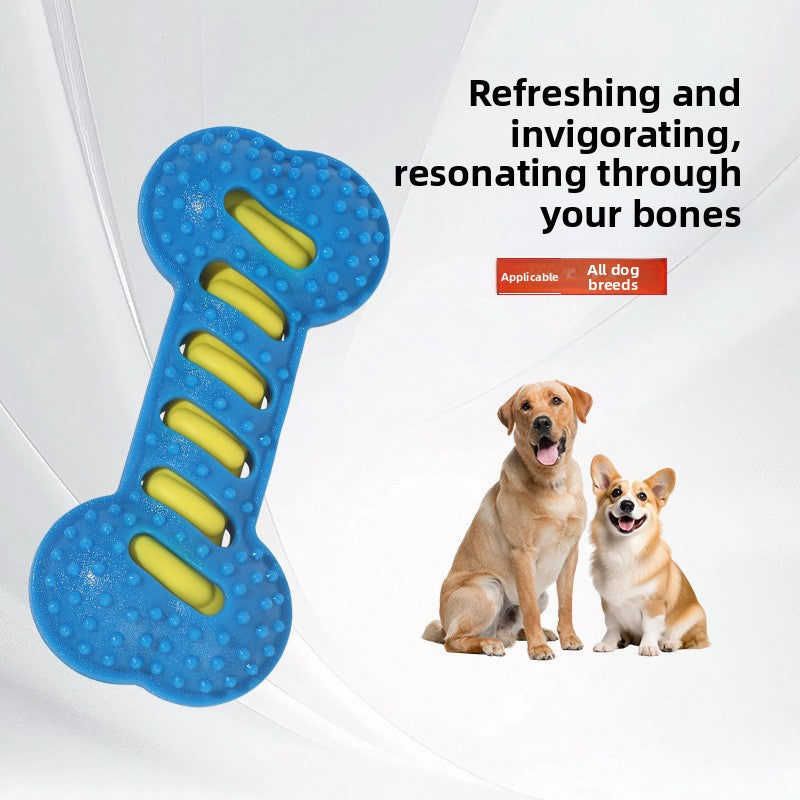 Hueso de juguete para perro - resistente y seguro para morder