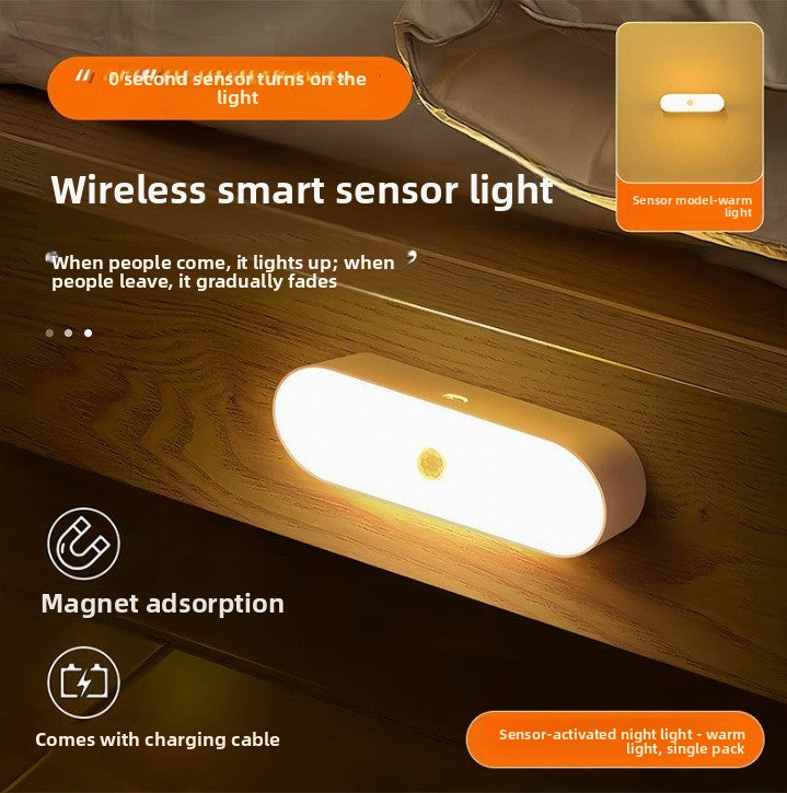 Luz nocturna con sensor de movimiento – iluminación automática, segura y eficiente para el hogar
