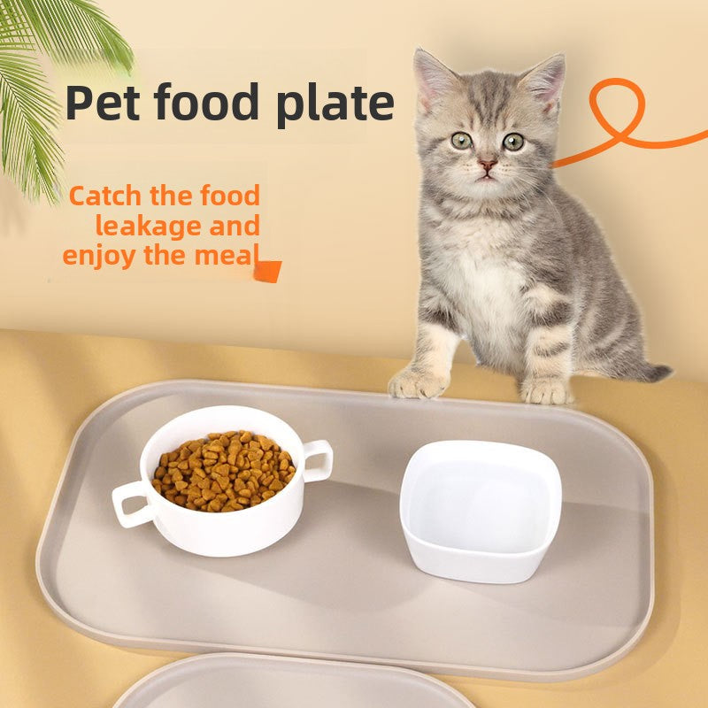 Mantel plegable de silicona para mascotas – protege el suelo y fácil de limpiar
