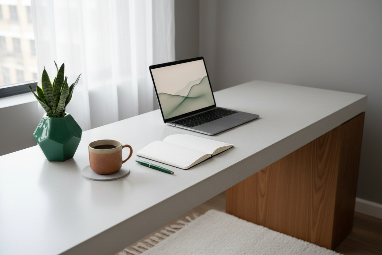 Minimalist brand atmosphere