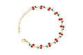 Pulsera Cerezas en Acero Inoxidable