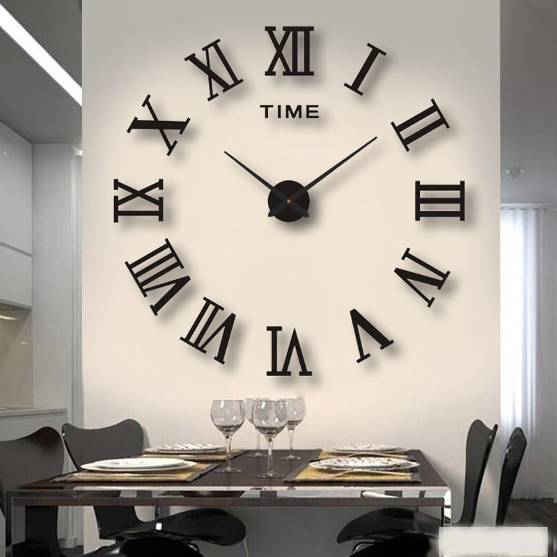 Reloj de pared acrílico silencioso – diseño moderno y sin tictac para el hogar