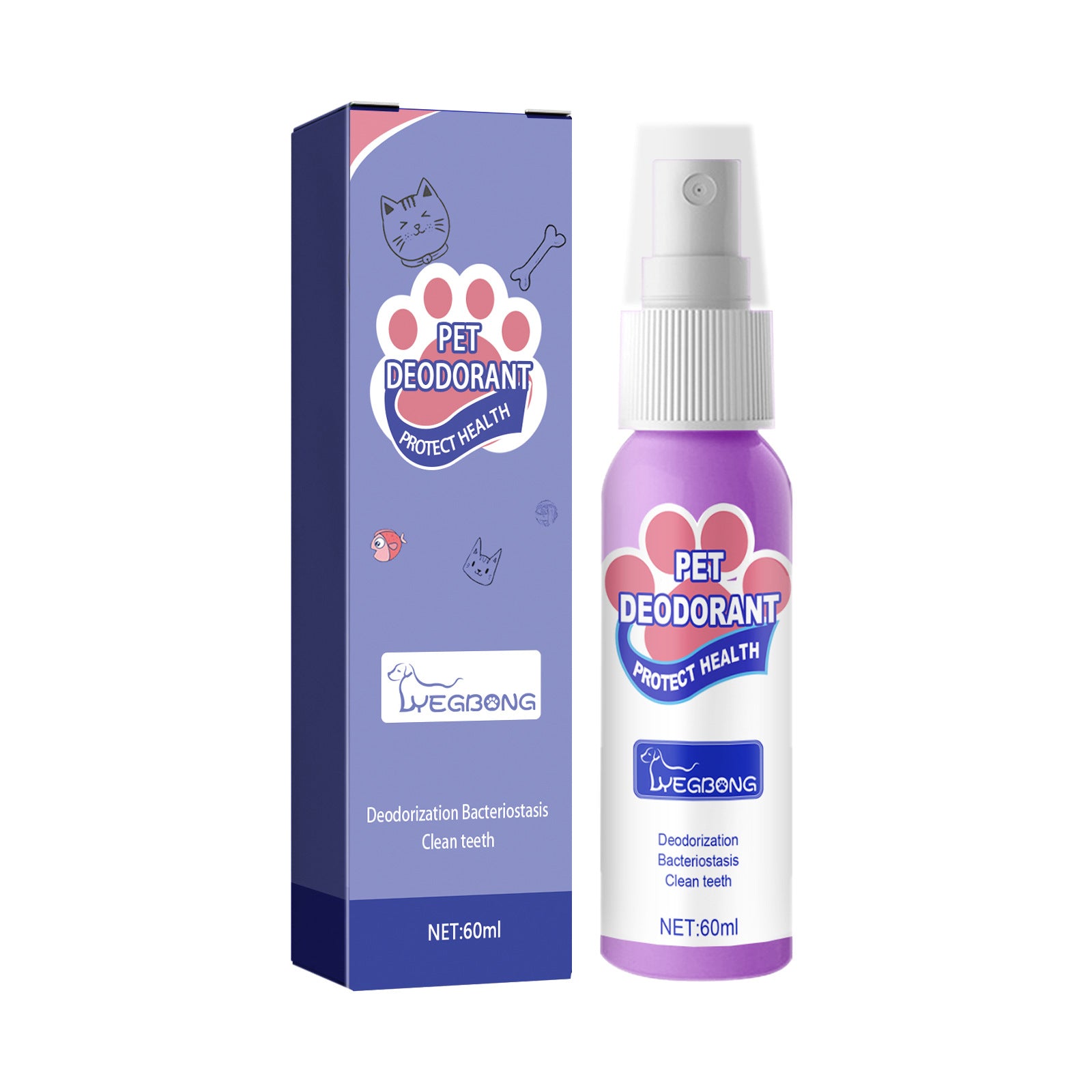 Spray bucal para mascotas - aliento fresco y limpieza dental 