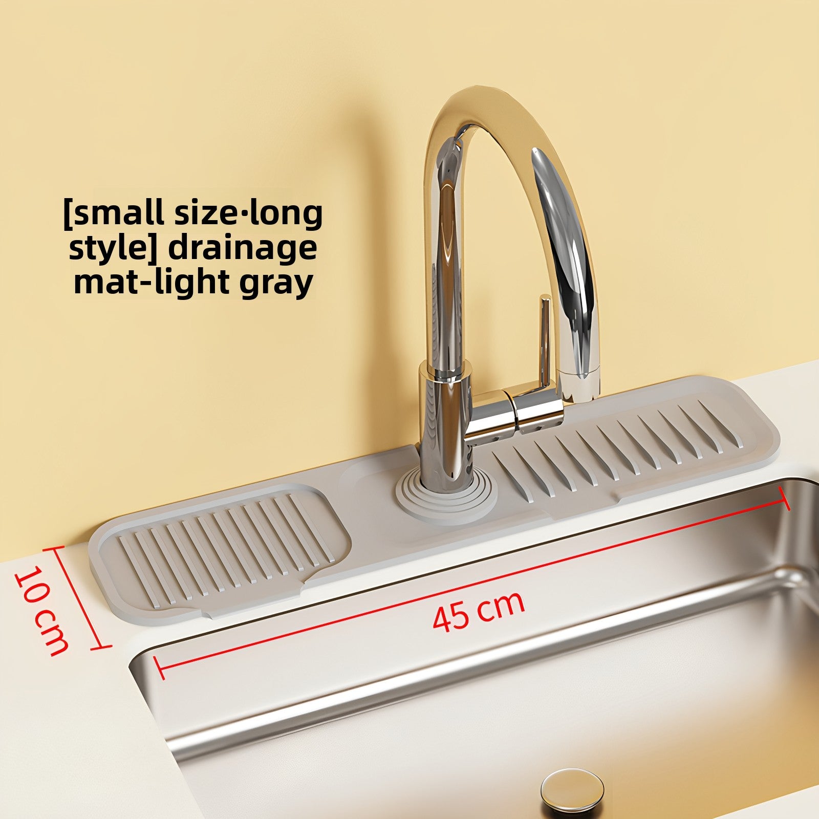Tapete de Silicona para Fregadero con Desagüe