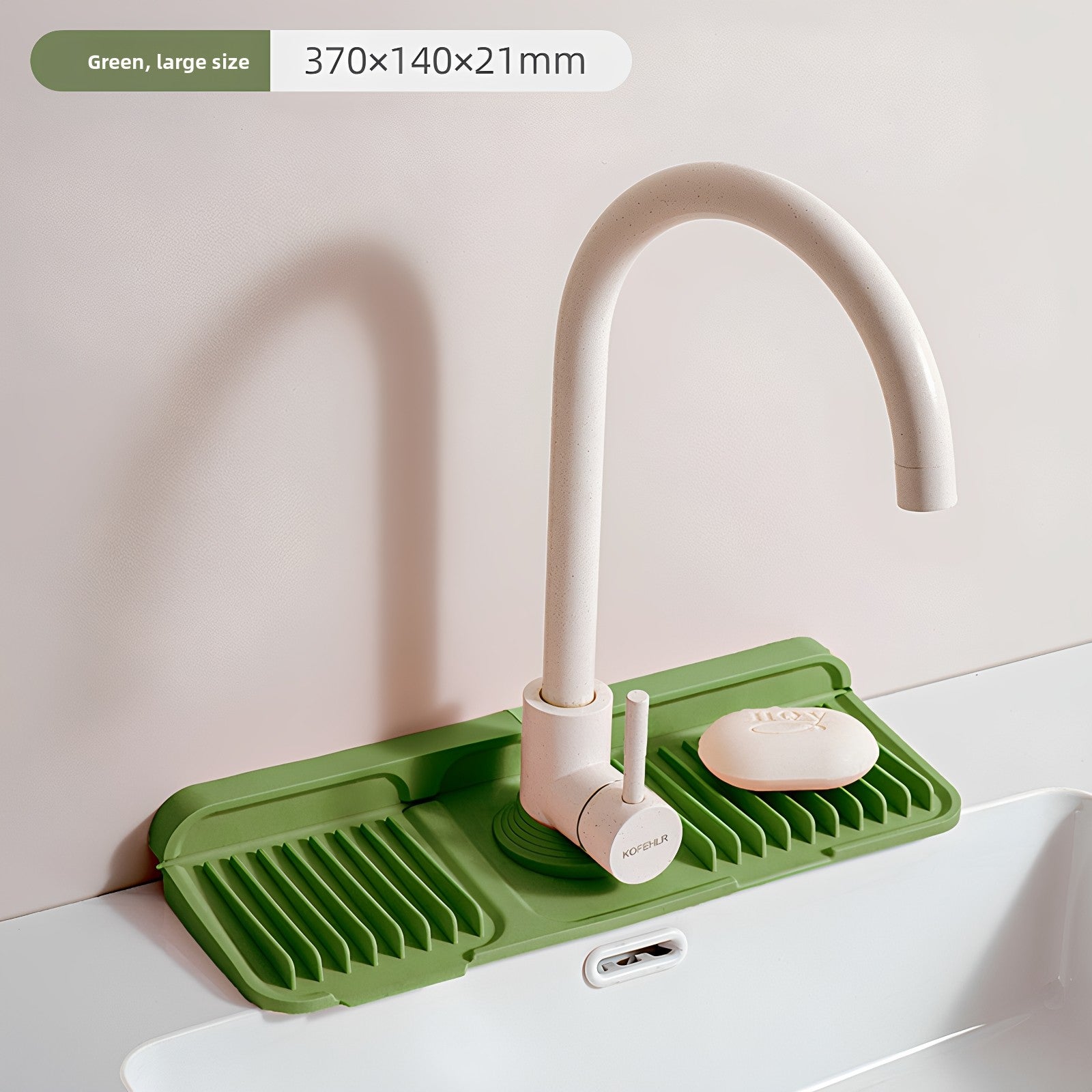Tapete de Silicona para Fregadero con Desagüe